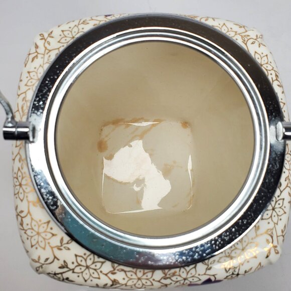 Antique Midwinter Staffordshire Porcelain Set – Biscuit Barrel, Salt & Pepper+ - Picture 11 of 14